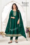 Sameera By Sangeet Vichitra Blooming Silk Kurti With Bottom Dupatta